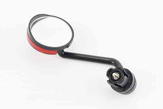 Дзеркало кругле, чорне з габаритом JY-05 Київ