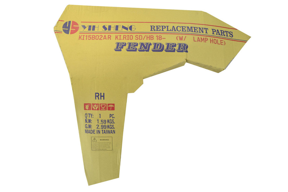 Крыло Киа Rio 4 FB (2016-2020) дорест седан, хетчбэк под повторитель ПРАВОЕ Тайвань переднее Мукачево - изображение 5