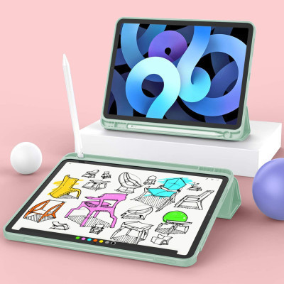 Чохол до планшета BeCover Tri Fold Hard TPU Apple iPad Air 4 10.9 2020/2022 Green (706750) (706750) Вінниця - фото 4