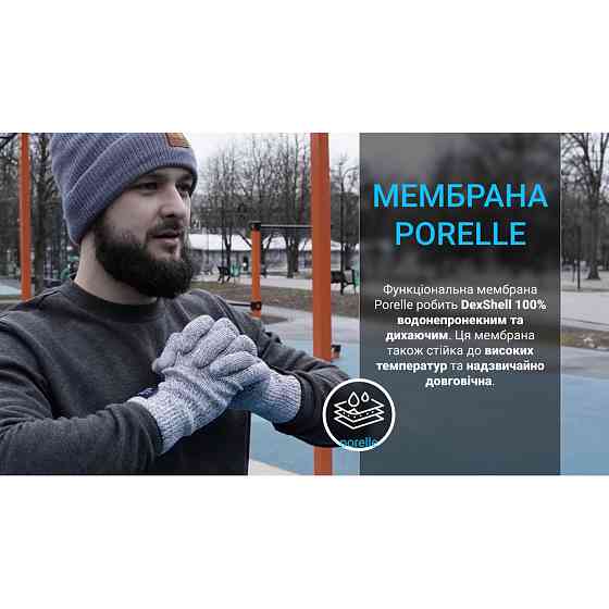 Шапка водонепроникна Dexshell Watch Beanie, червона Киев