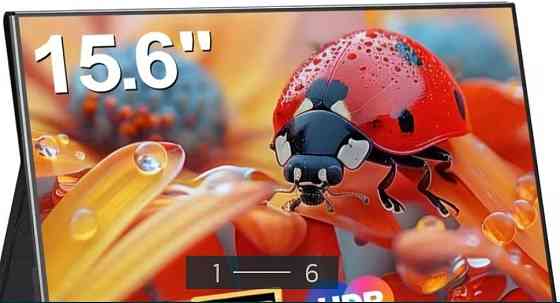 Портативний Монітор із чохлом Unew 15.6" Київ