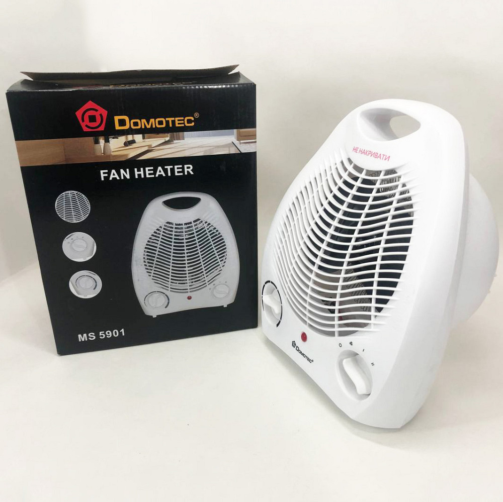 Тепловентелятор 2кв Domotec, Напольный тепловентилятор дуйка, Автономный обогреватель для квартиры LX-19 Львов - изображение 4
