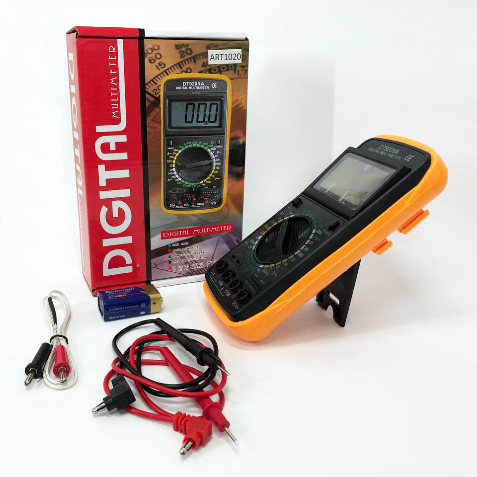 Портативний мультиметр цифровий Digital DT-9208A, Перевірений мультиметр побутовий FR-34 Львів - фото 11