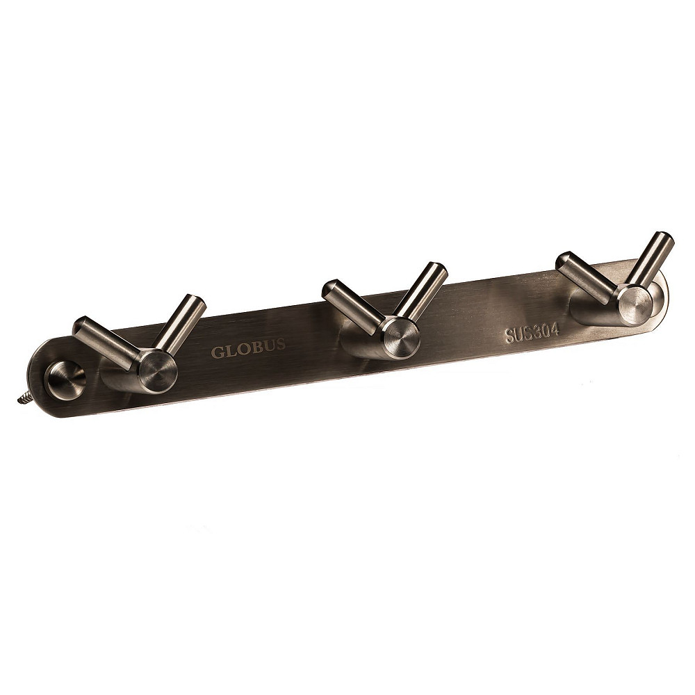 Планка з гачками Globus Lux SS8435-3  -SUS304 Тернополь - изображение 1
