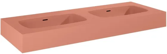 Раковина  Elita Dimple Duo 120Cm Marmur Terra Pink Matt 168892 Киев