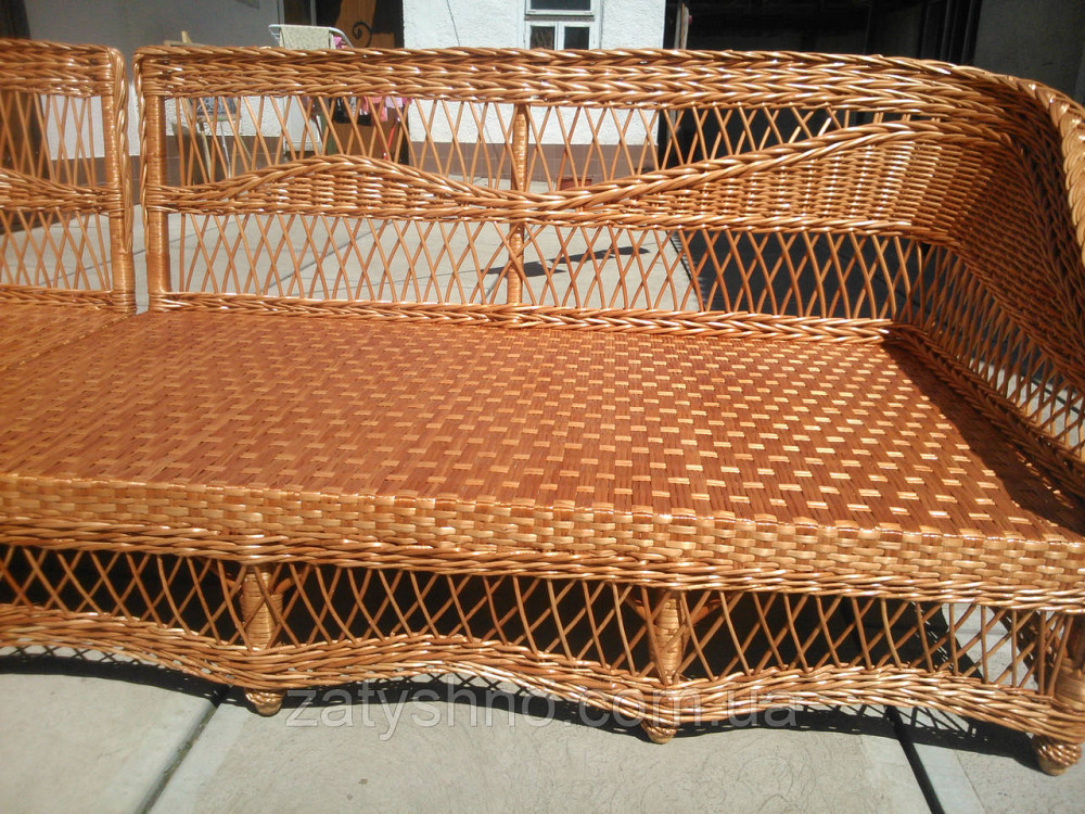 Диван уголок плетеный большой под заказ Киев - изображение 4