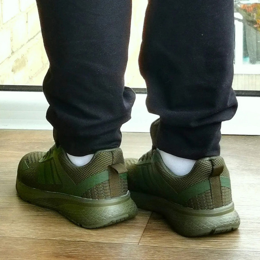 Кросівки Adidas Зелені Адідас BOOST Колір Хакі Чоловічі (розміри: 36,37,38,39,40) Дніпро - фото 9