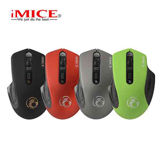 Безпровідна ігрова мишка iMice G-1800, чорна Київ
