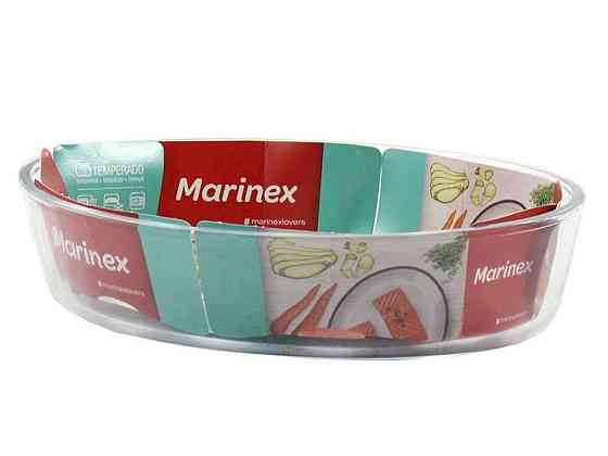 Форма д/запікання скл. овальне 1,6л 6343 ТМ MARINEX Київ