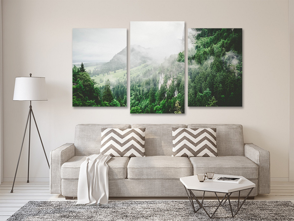 Модульная картина в гостиную / спальню Гори в тумані  Art-604_3 70x130 см Киев - изображение 2