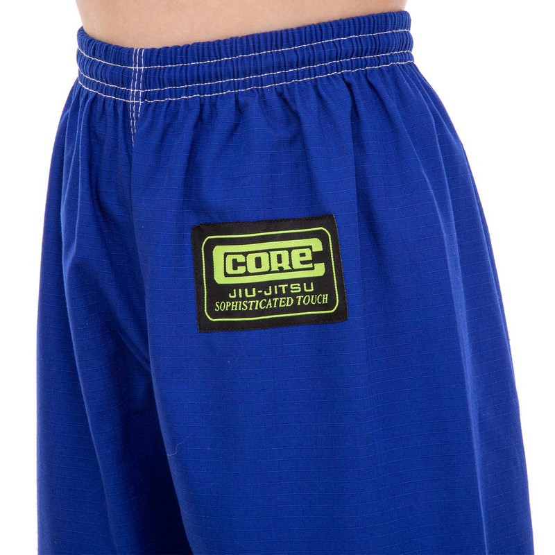 Кімоно для джиу-джитсу підліткове CORE CO-3139-M розмір 140-180 см синій Спортивна форма Київ - фото 9