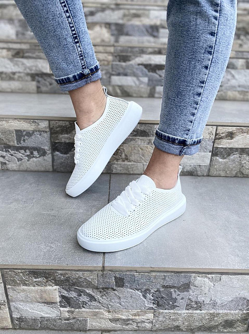 GREMMY Кеди жіночі GREMMY 98 білі (весна-літо, шкіра натуральна) (4404) Коломыя - изображение 2