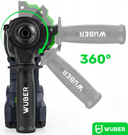 Ударний акумуляторний дриль 1000Вт 20В Wuber (Польща) Київ