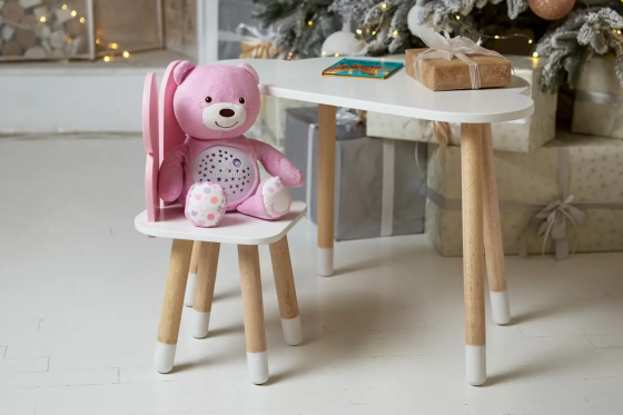 Дитячий столик Хмара та стільчик Метелик рожевий Вінниця