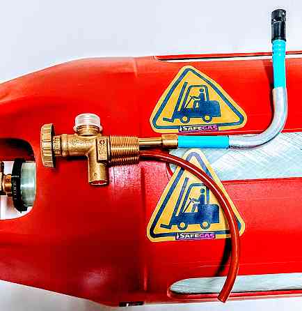 Газовый композитный баллон 24 литра для авто погрузчиков с предохранительным клапаном  CАVAGNA Италия. Киев