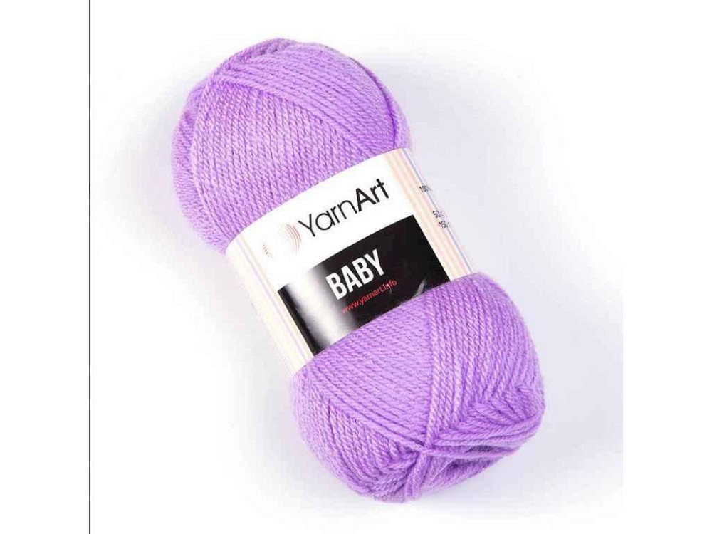 Пряжа Baby бузковий 100% акрил 150м 50г 5шт/уп 9560 ТМ YarnArt Київ - фото 1