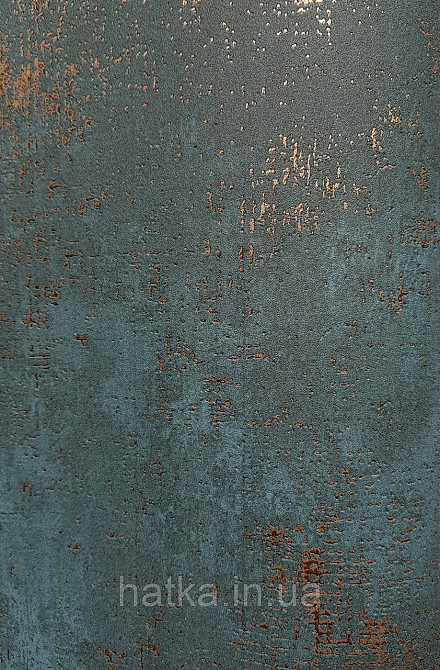 Обои виниловые на флизелине AS creation The Bos 0.53х10 под штукатурку эффект потертости бирюзовые с золотом Киев - изображение 1