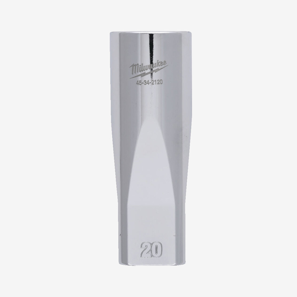 Головка хромированная метрическая удлиненная 1/2'' MILWAUKEE, 20мм Одеса - фото 1