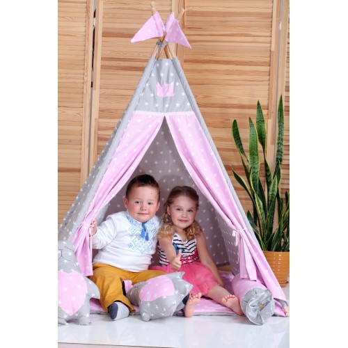 Вигвам Хатка комплект Принцесса с подушкой - Большой 150*150 см Киев - изображение 3