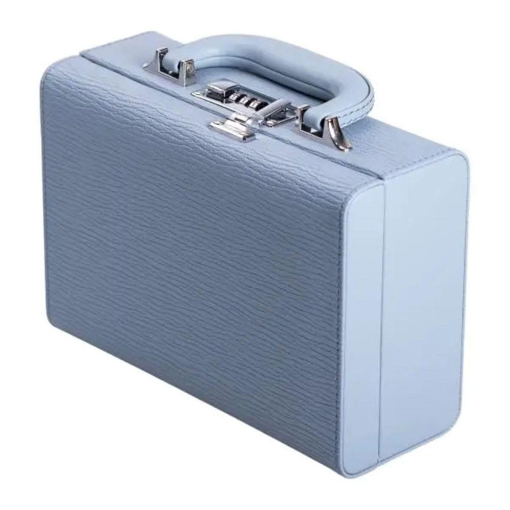 Двоярусна шкатулка для прикрас з еко-шкіри з замком Київ - фото 4