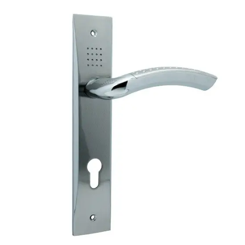 Ручка дверна на планці (міжцентр 85мм) BARY AL SN/CP KEDR Житомир