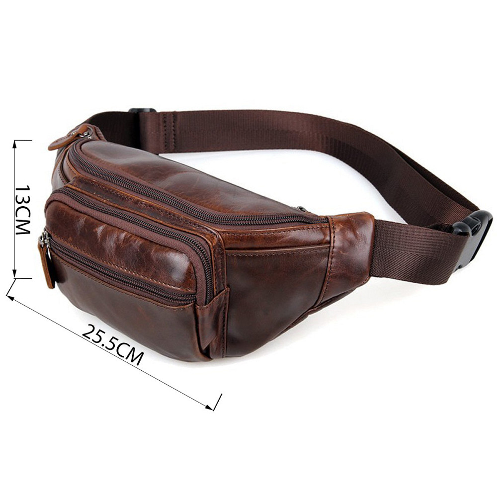 Поясная сумка Vintage 14422 Коричневая Киев - изображение 7