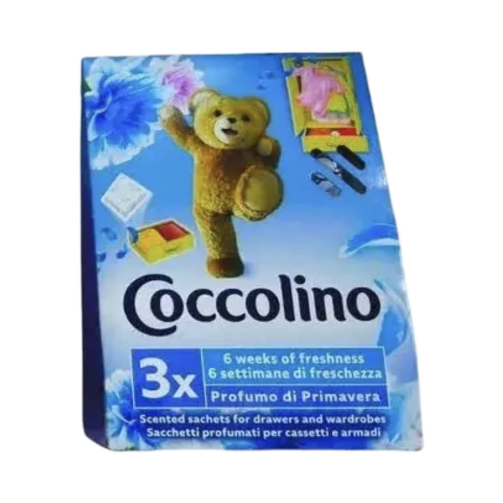 Ароматизатор для гардеробу у саші Coccolino Aria di Primavera, 3 шт. Виноградов - изображение 1