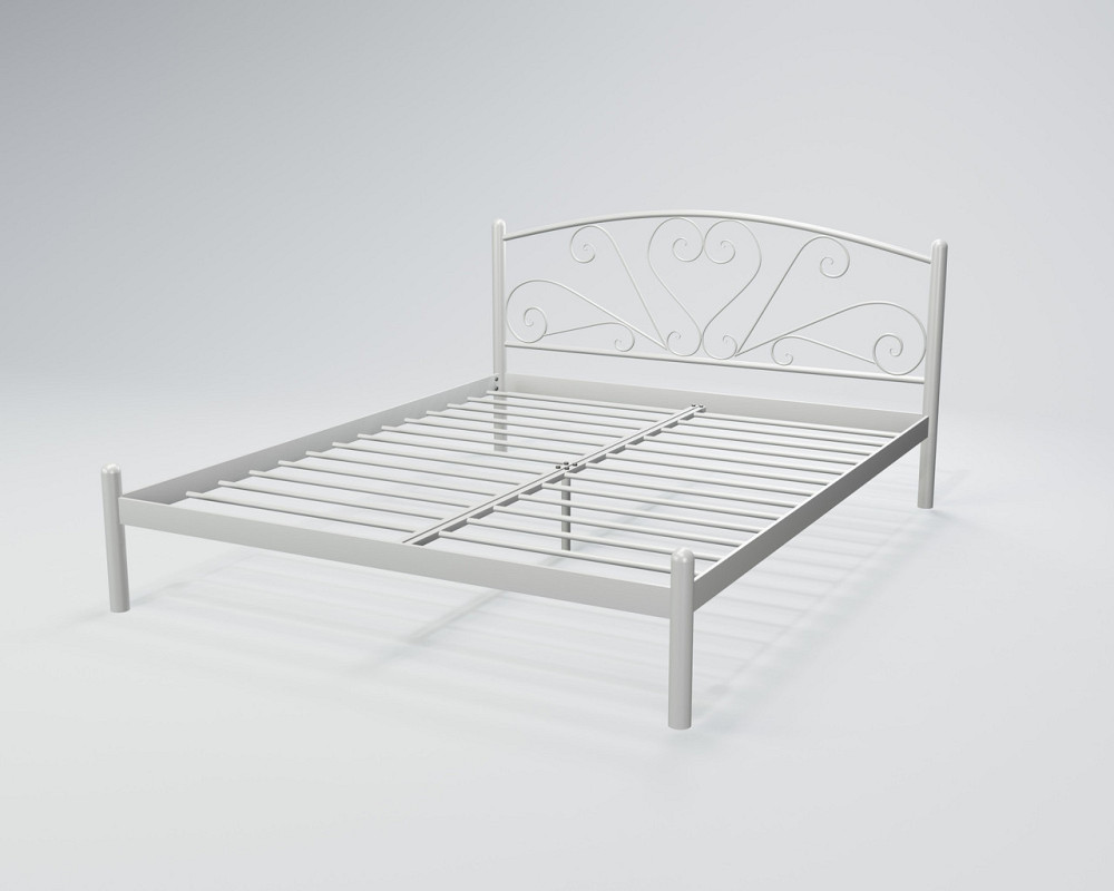 Кровать двухспальная KarissaDesign 120х190 белый Киев - изображение 1