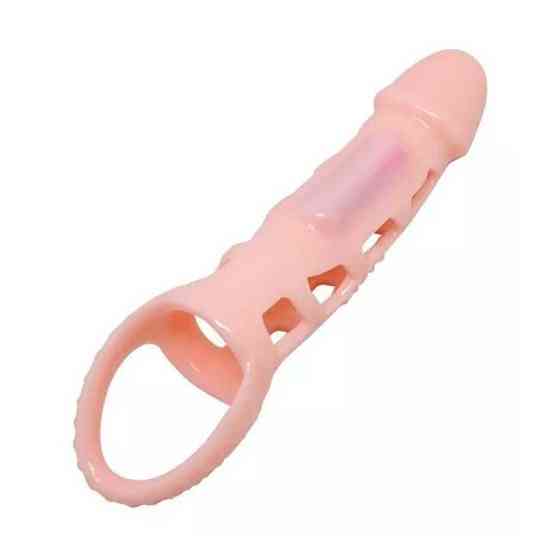 Насадка с вибрацией для увеличения пениса Petty Love - 18 см Винница