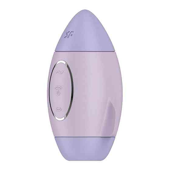 Вакуумний стимулятор з вібрацією Satisfyer Mission Control Violet, 2 незалежні мотори Sex Aura Київ
