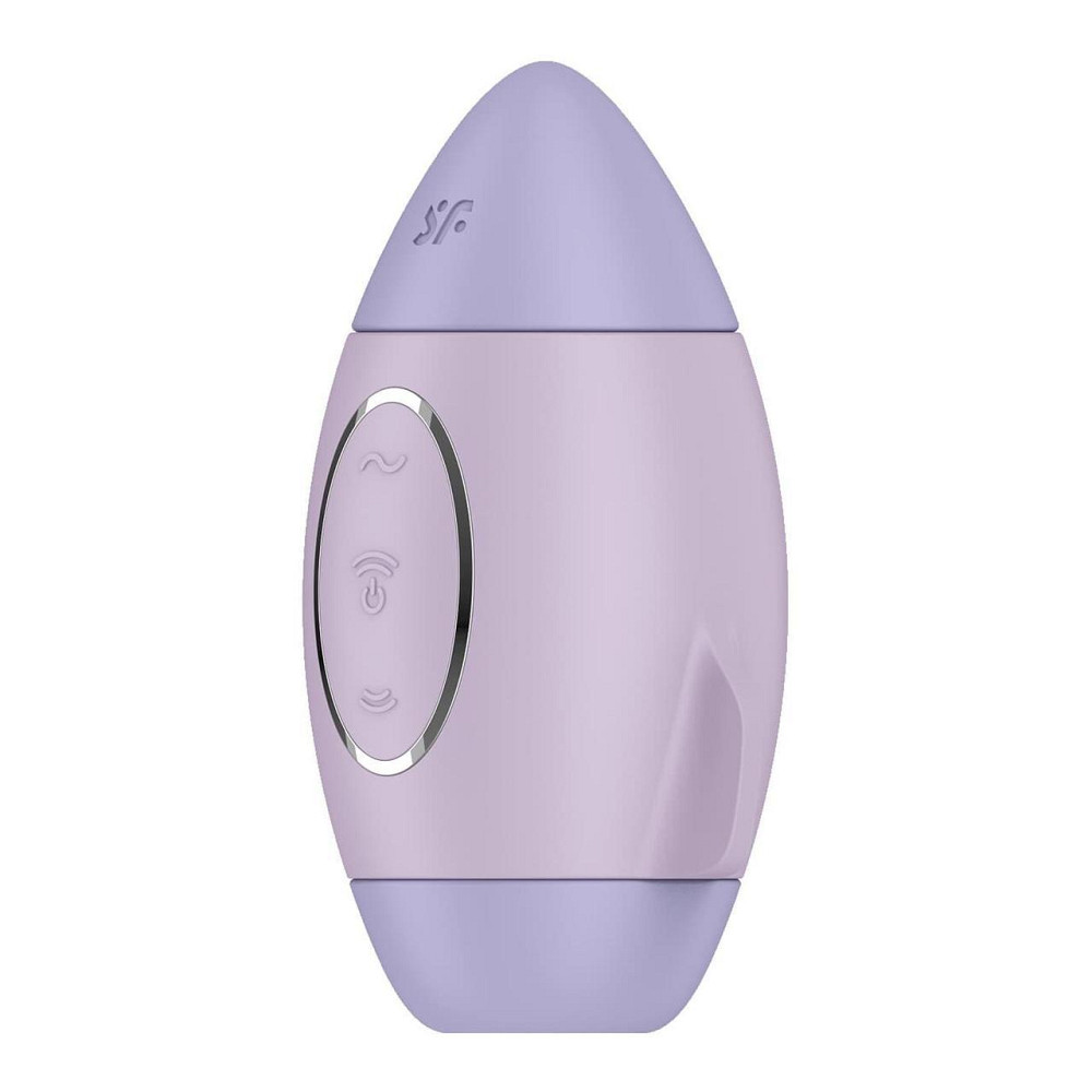 Вакуумний стимулятор з вібрацією Satisfyer Mission Control Violet, 2 незалежні мотори Sex Aura Київ - фото 4