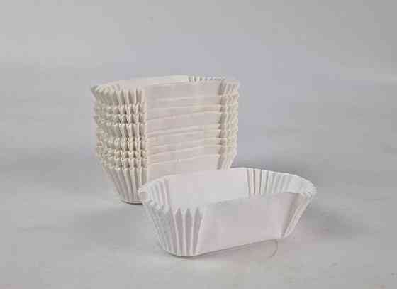 Тартолітка для чизкейка П8 Прямокутна біла (35х80х30) (100 шт.) (1 уп.) Харків