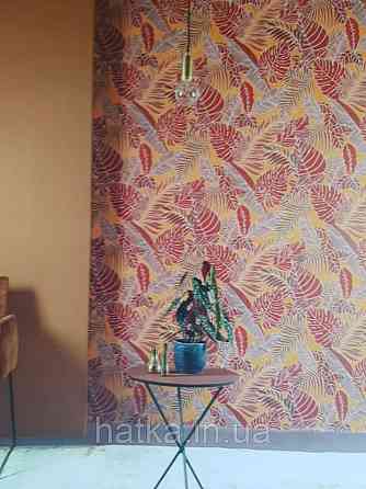 Шпалери флізелінові Khroma LAV107 LA VIE EN ROSE гілки листя бордові Київ