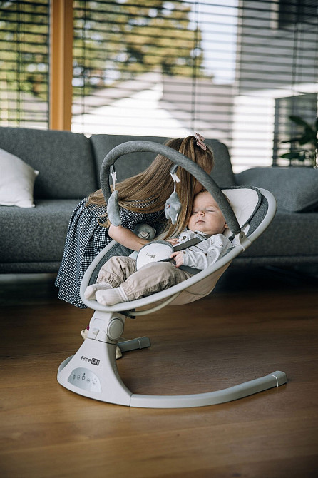 Качалка детская FreeON Elite, серая Киев - изображение 7