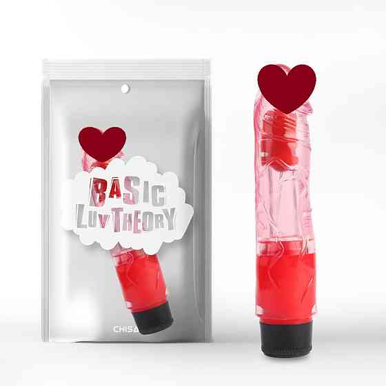 Вибратор реалистичный Chisa Basic Luv Theory Realistic Vibe, красный Sex Aura Киев