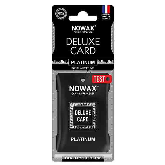 Ароматизатор Nowax Delux Card Platinum, 6g сухий Киев