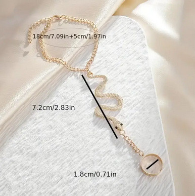 Браслет стильный через палец Змея Киев - изображение 2