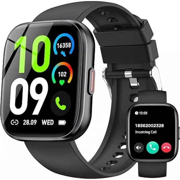 Смарт-годинник Ddidbi P114 Black – стильний помічник для вашого здоров’я та зв’язку Київ - фото 1