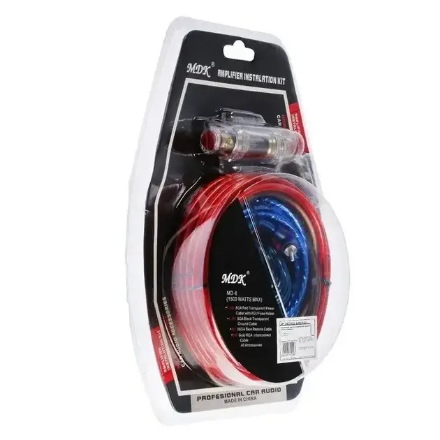 Набор проводов для установки сабвуфера MD-8 kit 1200W Винница - изображение 2
