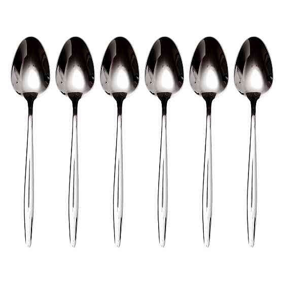 Набор столовых ложек 6 штук нержавеющей стали 21 (см) Серебро HP-8-27 Киев