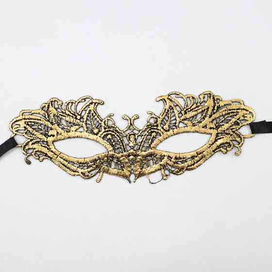 Маска із мережива one size золотистий Київ