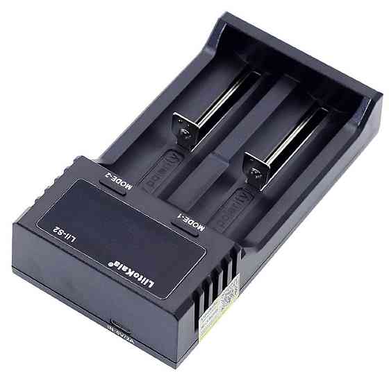 Зарядное устройство Liitokala Lii-S2, 2 канала, Ni-Mh/Li-ion/LiFePo4, USB, LCD, Box Киев