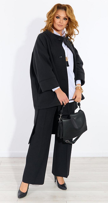 Теплий асиметричний кардиган Київ - фото 8