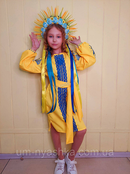 Дитяча вишита сукня з ластівками 104-152 Кривой Рог - изображение 8