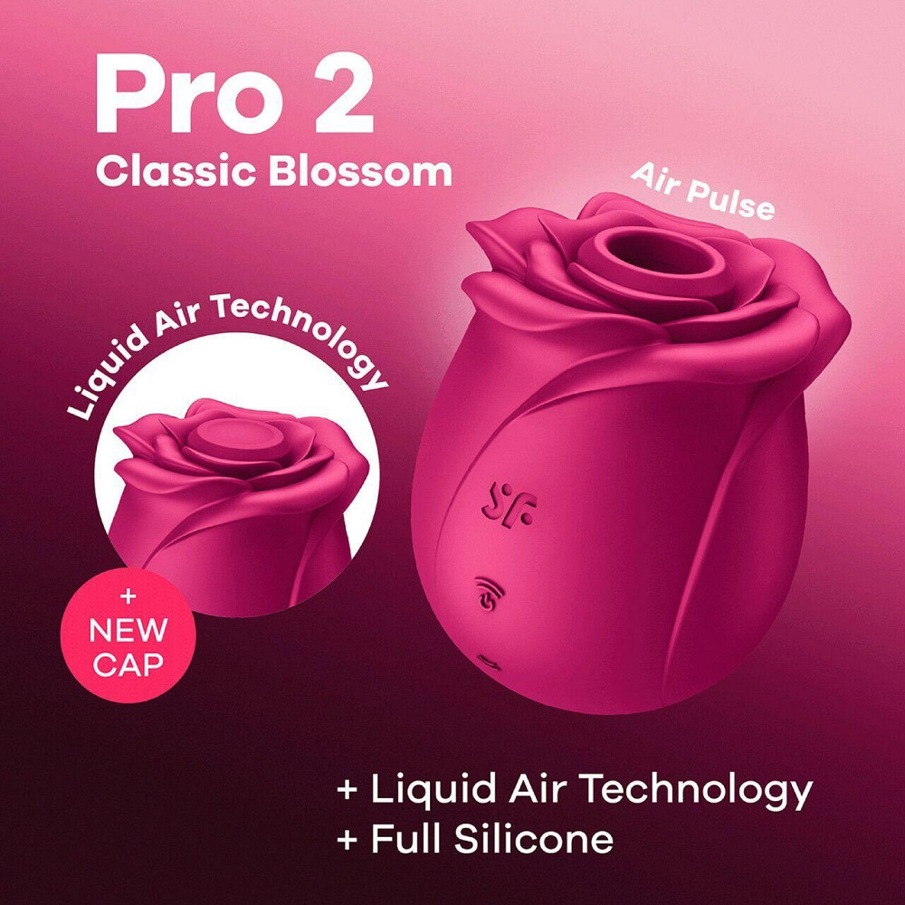 Вакуумний кліторальний стимулятор Satisfyer Pro 2 Classic Blossom (м'яте паковання!!!) Sex Aura Київ - фото 7
