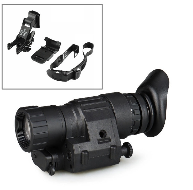 Монокуляр ночного видения Night Vision PVS-14 4х (до 400м) + набор креплений на шлем Винница - изображение 1