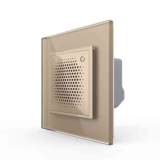 Розумний дверний дзвінок-сирена ZigBee Livolo золото скло (VL-C7-FCBZ-2AP) Коломыя