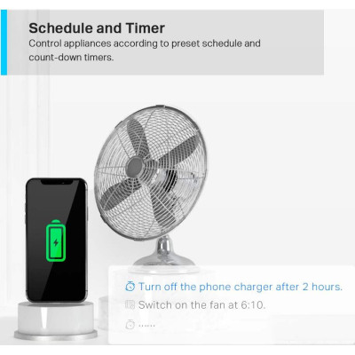 Розумна розетка TP-Link Tapo P100M N300 BT 10A (TAPO-P100M) Вінниця - фото 3