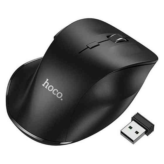 Миша бездротова Hoco GM24 Mystic six-button dual-mode business mouse, колір чорний 6931474799432 Одеса