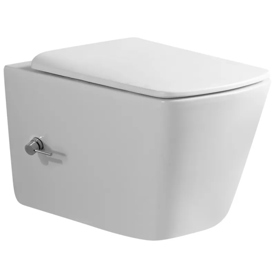 Унітаз-біде підвісний Mixxus Premium QUADRO-1301-R 510x350x345mm система змиву RIMLESS   ( MP6658 ) 32704 Харків
